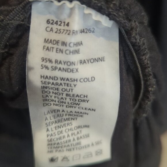 Dex Black Ruched Stretch Long Sleeve Top - Size M NWT - Picture 5 of 7